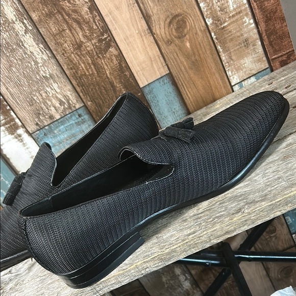 Stacy Adam’s 11.5 Black Textured Men's Loafers with tassels - Picture 10 of 16